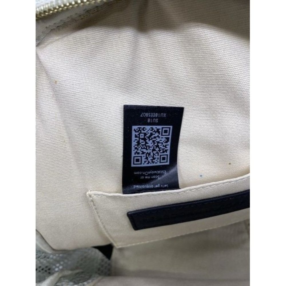 Rebecca Minkoff Net Mini Mab White Leather Backpack - Picture 8 of 11